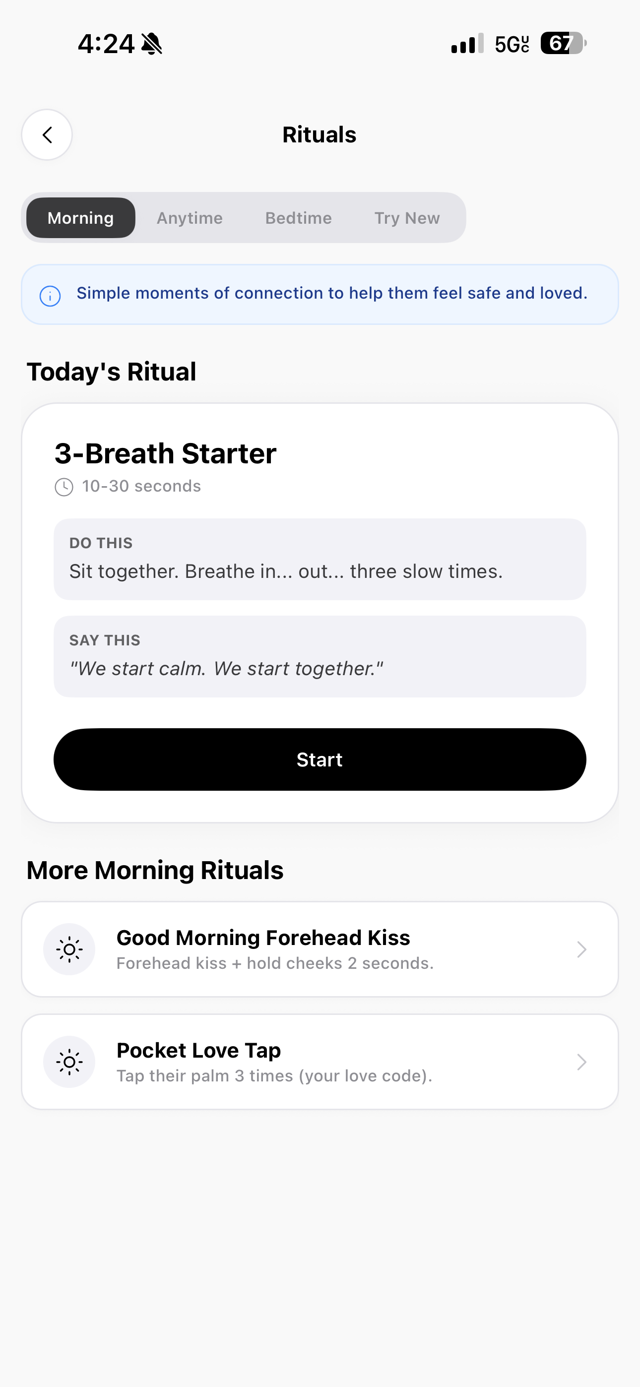 Daily rituals to rebuild connection
