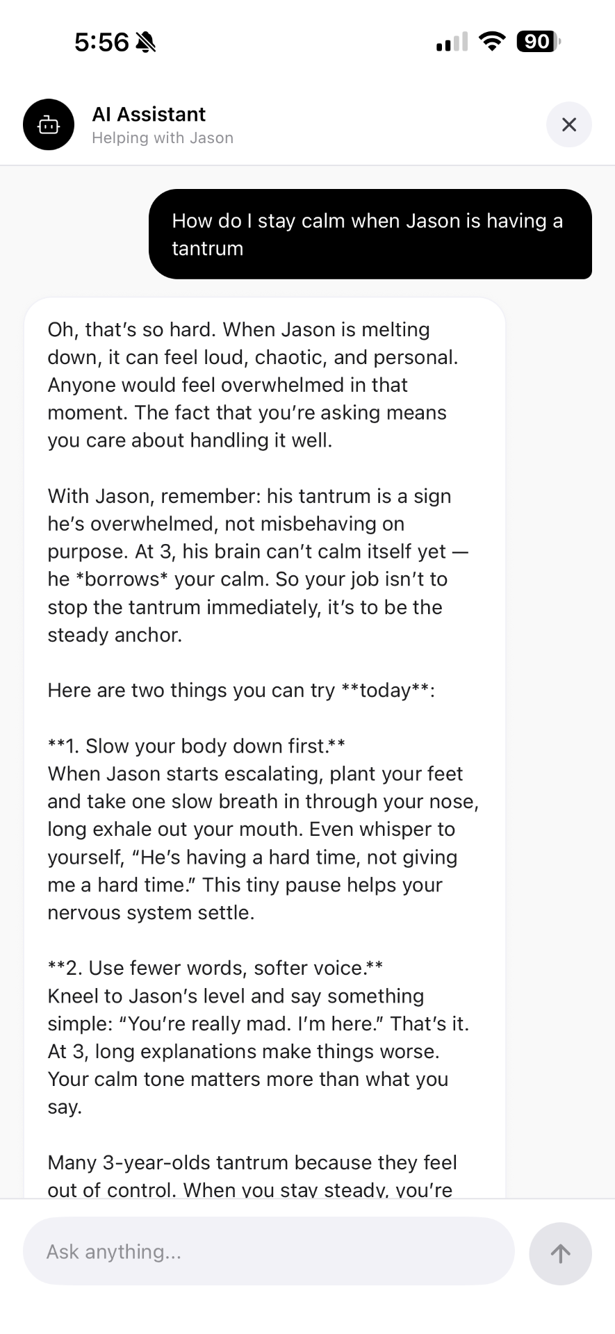 Calming Strategies